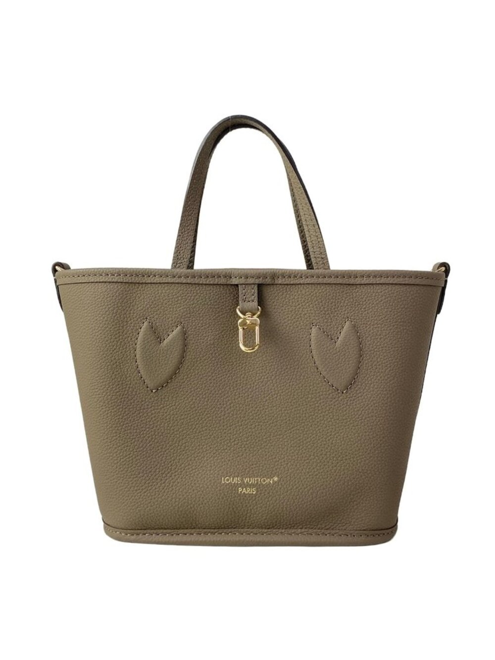 Louis Vuitton Tote Bag Monogram Neverfull Inside Out BB Dark Fango Leather